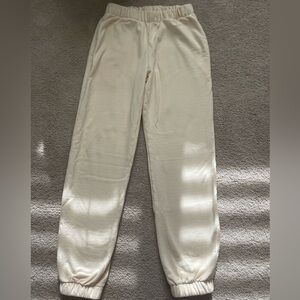 Brandy Melville Cream Sweatpants